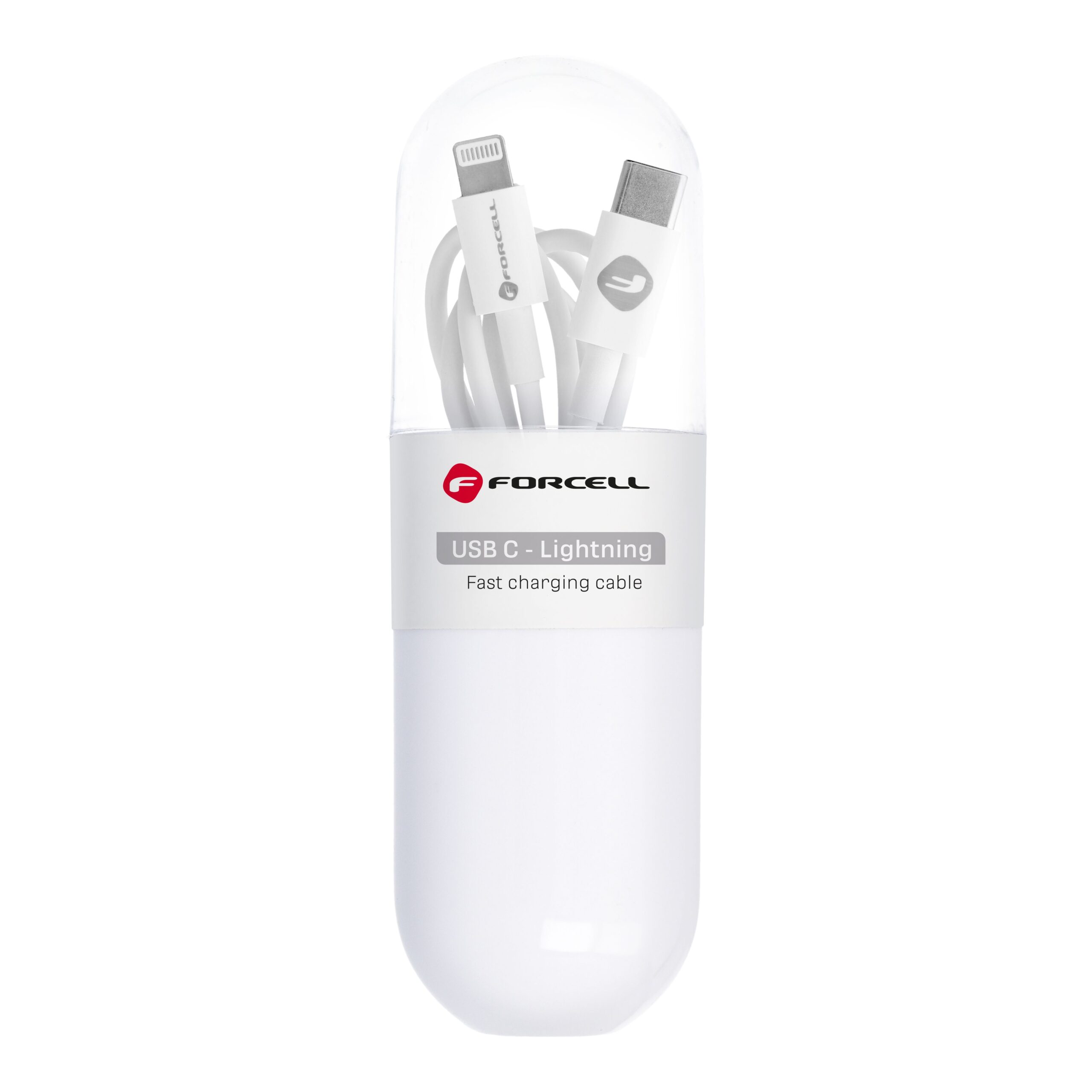 FORCELL C291 cable Type C to Lighninng PD 27W TUBE 1 m white