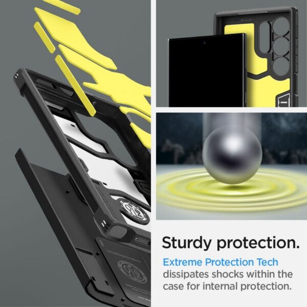 SPIGEN case TOUGH ARMOR for SAMSUNG S24 Ultra black – Bild 2