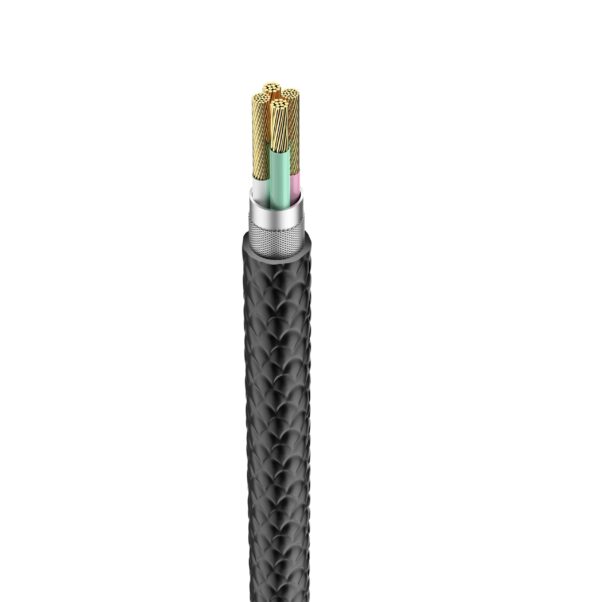 VEGER cable USB A to Lightning 2,4A V105 1,2 m black – Bild 5