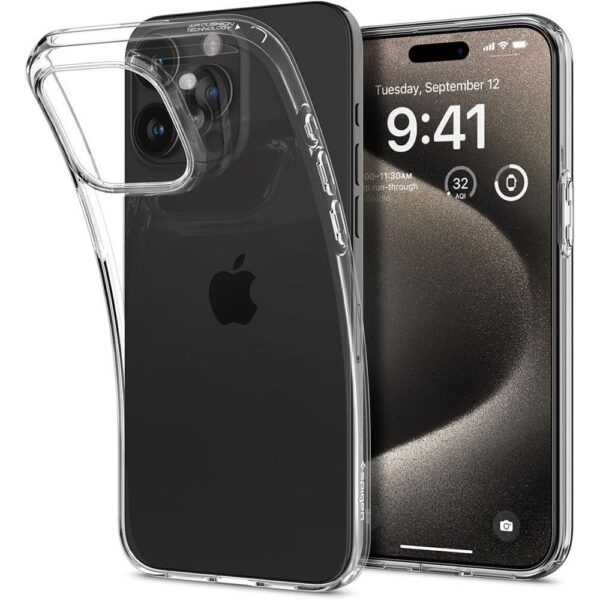 SPIGEN case LIQUID CRYSTAL for IPHONE 15 Pro Max transparent – Bild 2