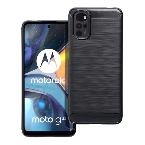CARBON case for MOTOROLA G22 black – Bild 5