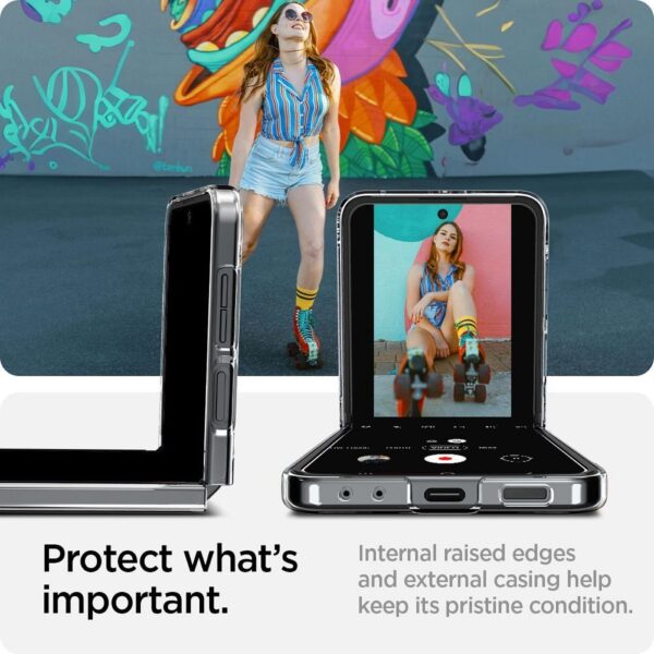 SPIGEN case AIRSKIN for SAMSUNG Z Flip 6 crystal clear – Bild 4