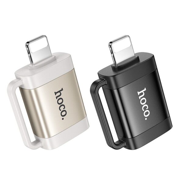 HOCO adapter OTG Lightning (male) to USB A (female) UA31A gray – Bild 3