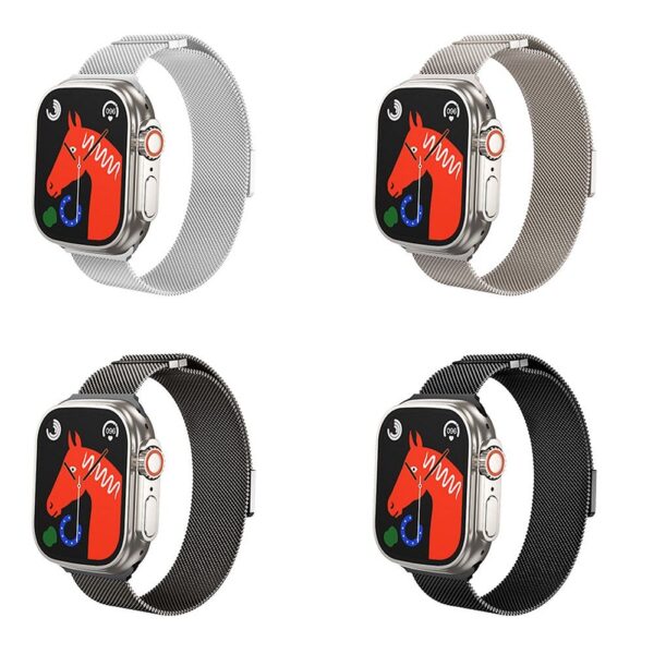 HOCO magnetic metal strap for APPLE Watch 38 / 40 / 41 AS101 mm silver – Bild 3