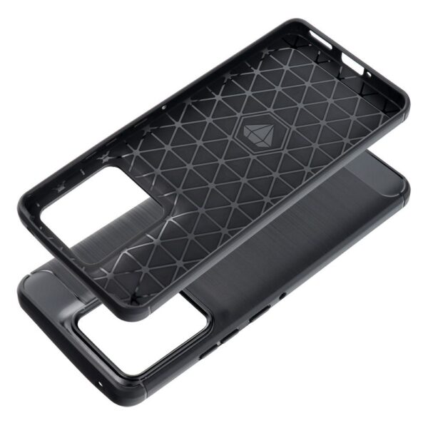 CARBON case for MOTOROLA EDGE 50 Pro black – Bild 3