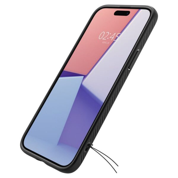 SPIGEN case LIQUID AIR for IPHONE 15 Plus matte black – Bild 5