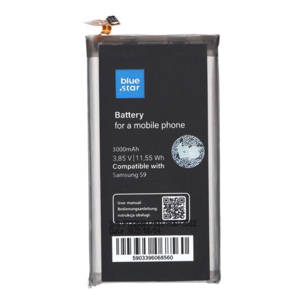BLUE STAR PREMIUM battery for SAMSUNG S9 3000 mAh