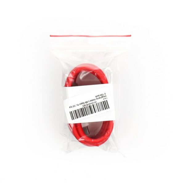 OPPO original cable Type C to Type C 10A DL122 1 m red bulk – Bild 2