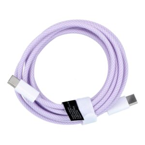Cable Type C to Type C PD QC3.0 3A 60W C263 2 m purple