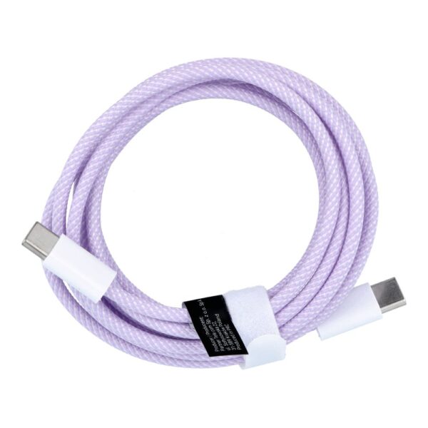 Cable Type C to Type C PD QC3.0 3A 60W C263 2 m purple