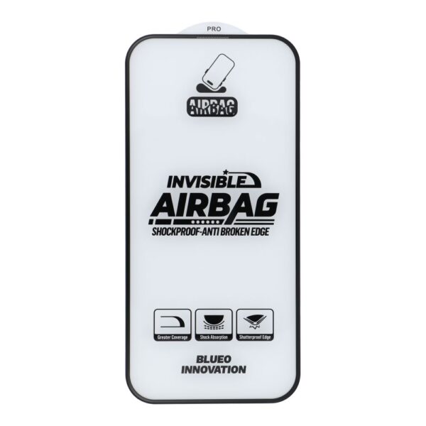 5D Mr. Monkey Glass - Apple iPhone 15 black (Airbag Anti-broken) – Bild 2