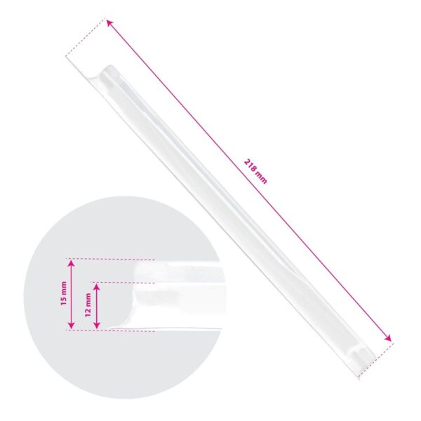 Universal Plastic Box (218x103x15mm) white – Bild 4
