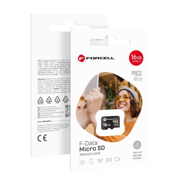 FORCELL F-DATA memory card 16GB UHS-I U3 class 10 – Bild 3