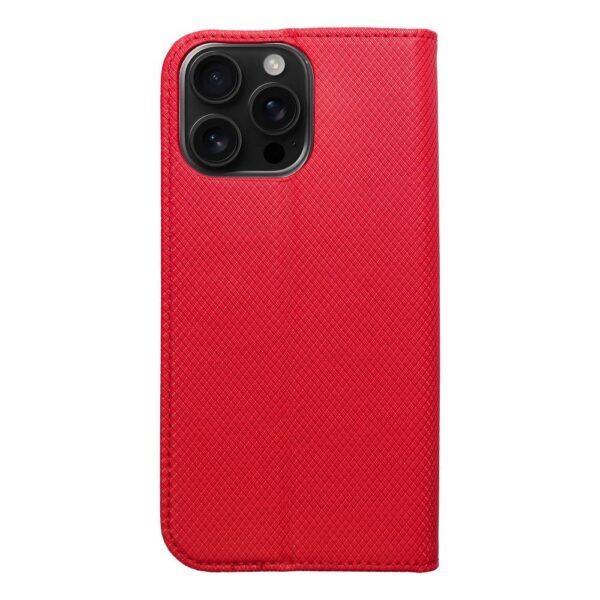 SMART CASE Book for IPHONE 16 Pro Max red – Bild 4