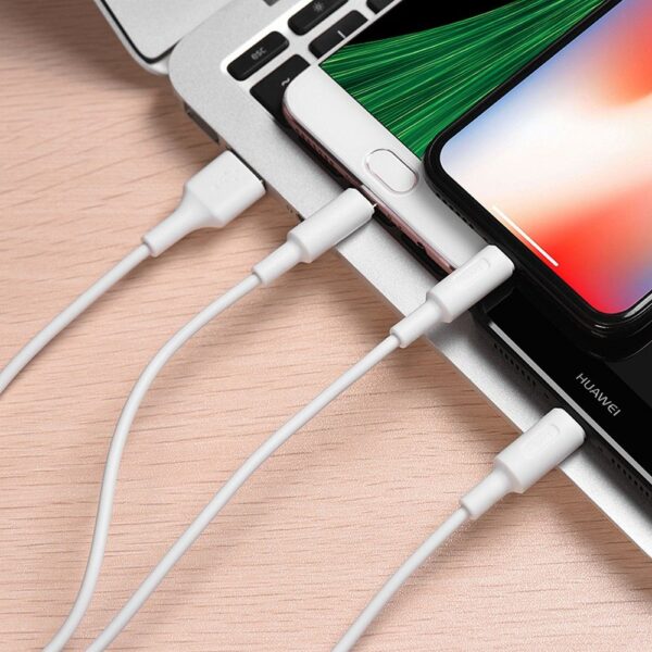 HOCO charger Type C + cable Type C to Type C PD QC 30W GaN N43 ice blue – Bild 5