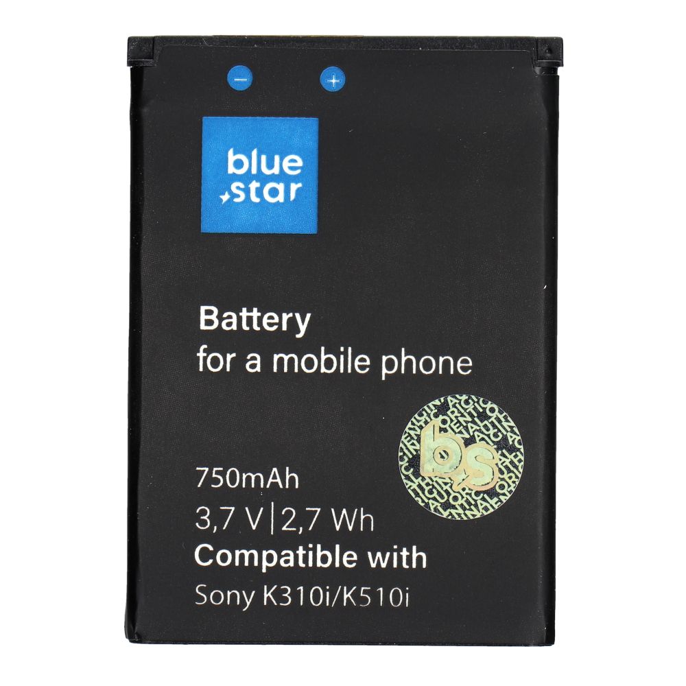 BLUE STAR PREMIUM battery for SONY ERICSSON K310i / K510i / J300 / W200 / T280 750 mAh