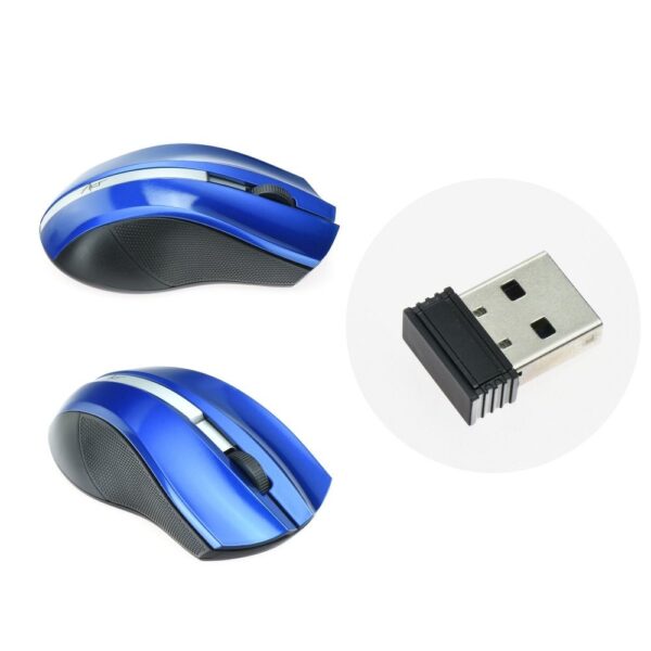 ART wireless computer mouse 2,4G 1000 dpi AM-97 blue – Bild 2