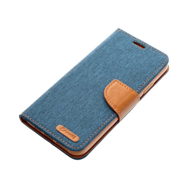 CANVAS Book case for SAMSUNG A14 4G / A14 5G navy blue – Bild 5