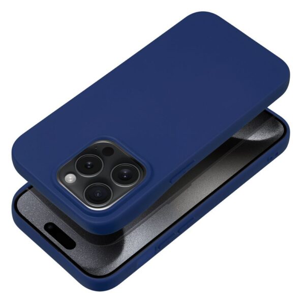SOFT case for IPHONE 15 Pro dark blue – Bild 3