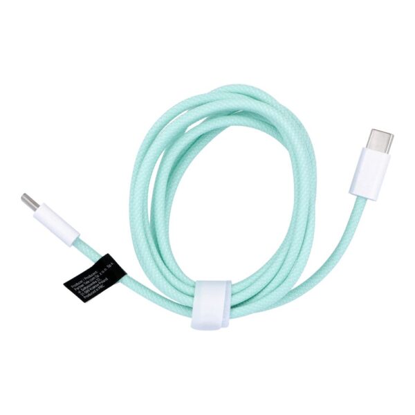 Cable Type C to Type C PD QC3.0 3A 60W C263 1,5 m green