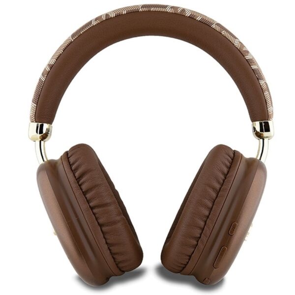 GUESS wireless headphones bluetooth GUBHK1GCTCSW (Gcube Metallic Script Logo) brown – Bild 4