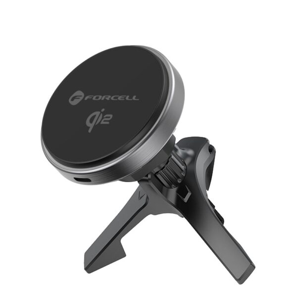 FORCELL F-GRIP Rapid Charge car holder with Qi2 15W wireless charging compatible with MagSafe black – Bild 5