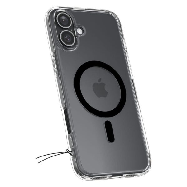 SPIGEN case ULTRA HYBRID MAG compatible with MagSafe for IPHONE 16 Plus black – Bild 5