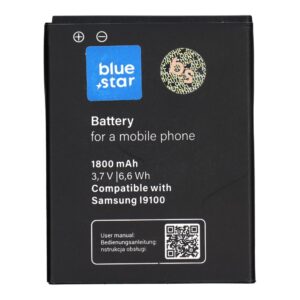 BLUE STAR PREMIUM battery for SAMSUNG S2 I9100 1800 mAh