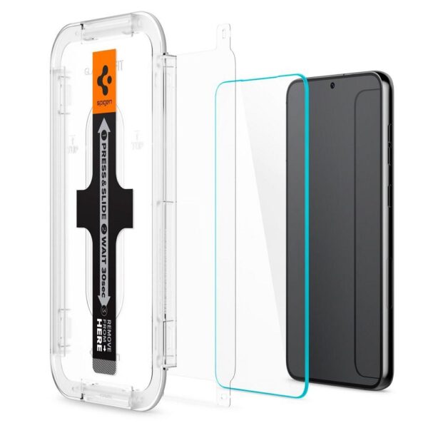 SPIGEN tempered glass GLAS.TR ”EZ FIT” 2-pack for SAMSUNG S23 Plus transparent – Bild 4