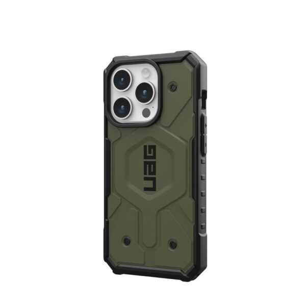 ( UAG ) Urban Armor Gear Pathfinder compatible with Magsafe for IPHONE 15 PRO olive – Bild 5