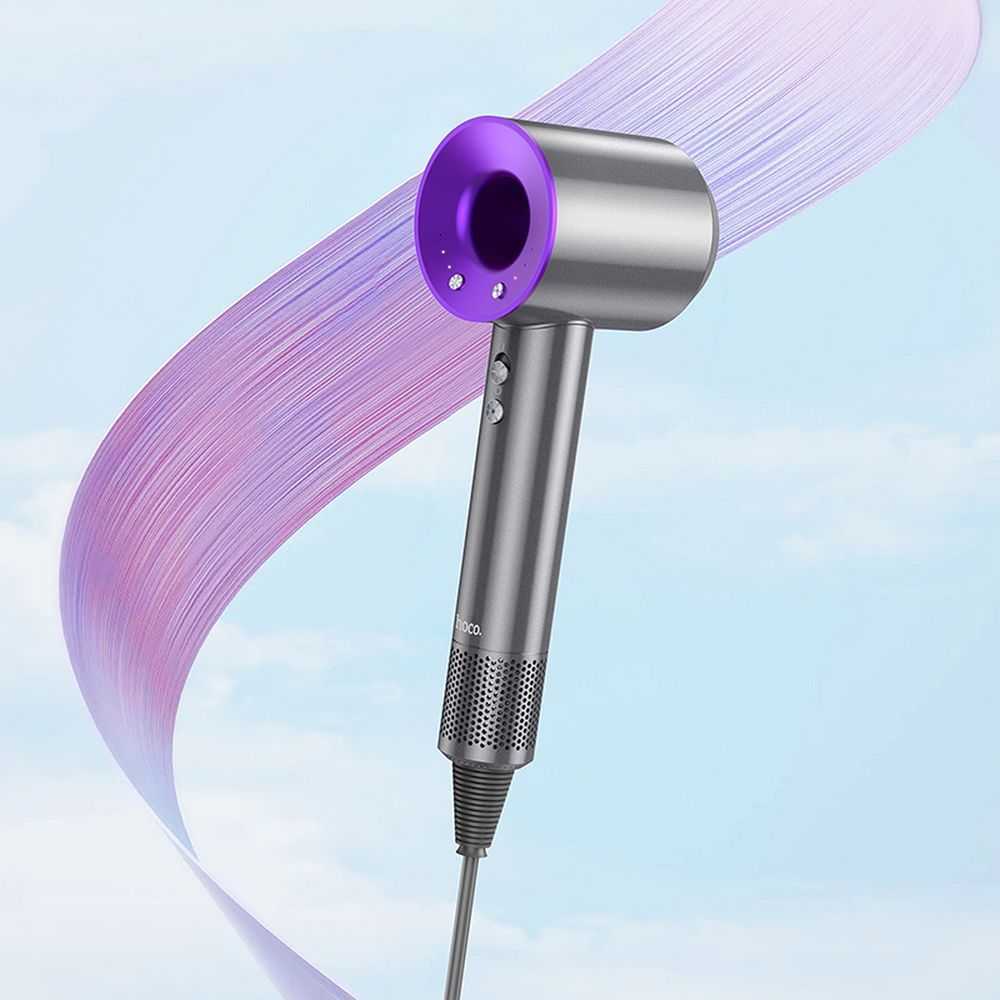 HOCO negative ion hair dryer HP11 purple – Bild 5