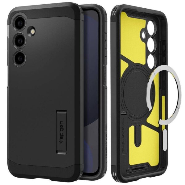 SPIGEN case TOUGH ARMOR compatible with MagSafe for SAMSUNG S24 FE black – Bild 2