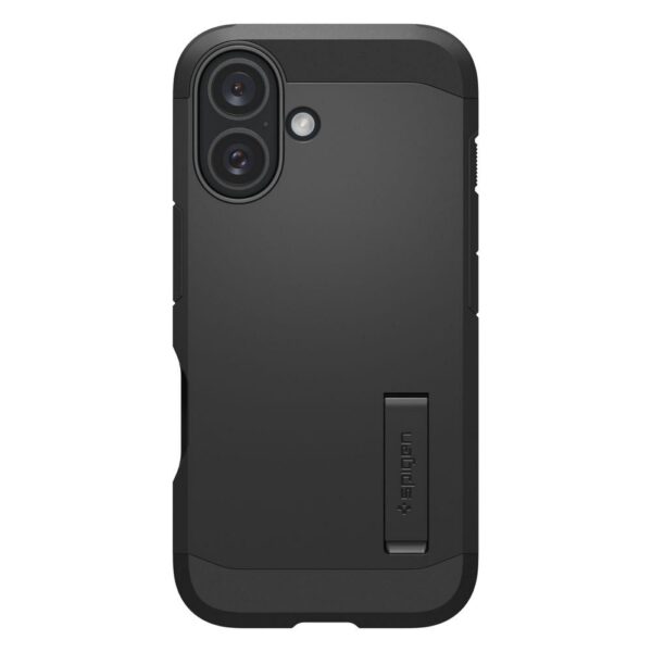 SPIGEN case TOUGH ARMOR MAG compatible with MagSafe for IPHONE 16 Plus black – Bild 4