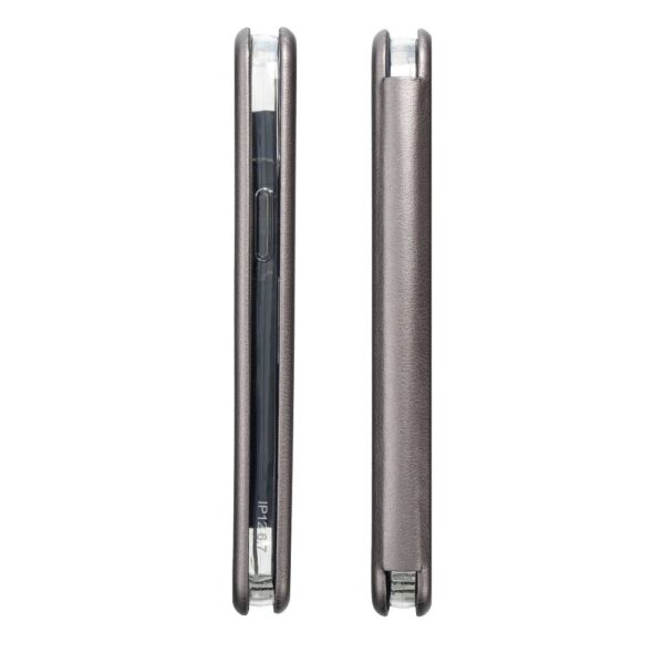 ELEGANCE book case for IPHONE 13 Pro Max grey – Bild 5