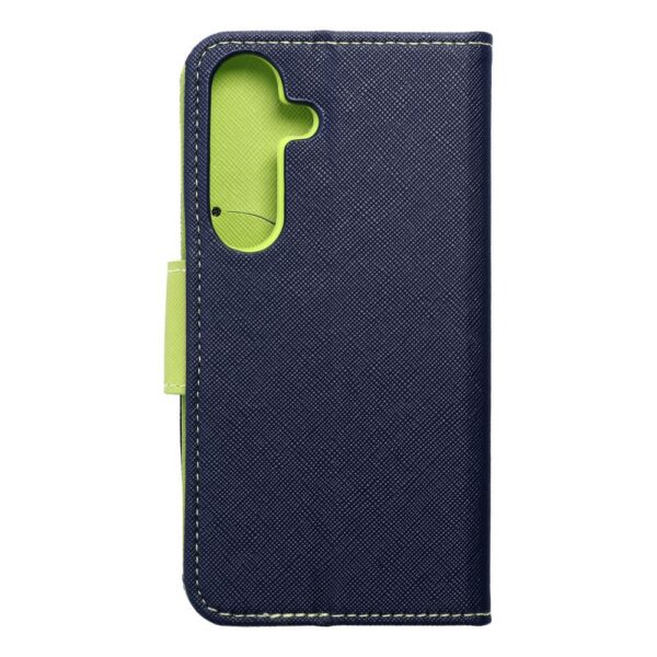 FANCY Book case for SAMSUNG S24 navy / lime – Bild 5