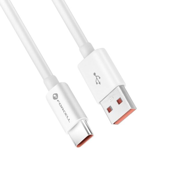 FORCELL F-ENERGY C336 cable USB A to Type C QC4.0 3A 60W 1 m white – Bild 3