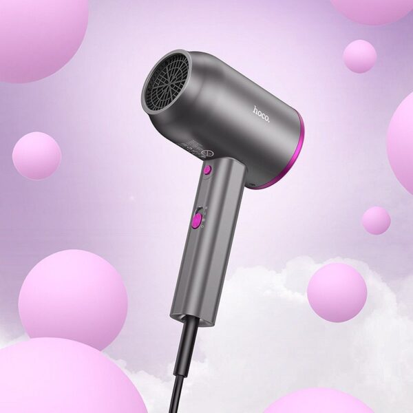HOCO hot and cold air hair dryer HP13 rose red – Bild 5