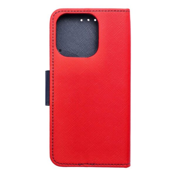 FANCY Book case for IPHONE 16 Pro red / navy – Bild 2