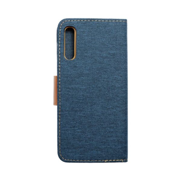 CANVAS Book case for SAMSUNG A50 navy blue – Bild 4