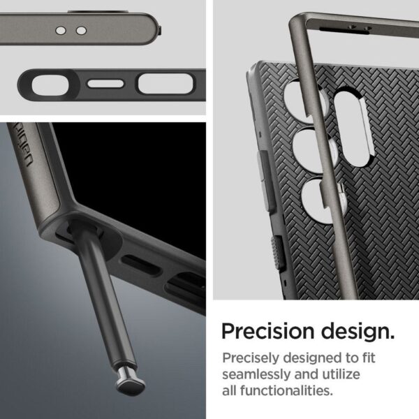 SPIGEN case NEO HYBRID for SAMSUNG S24 Ultra gunmetal – Bild 4