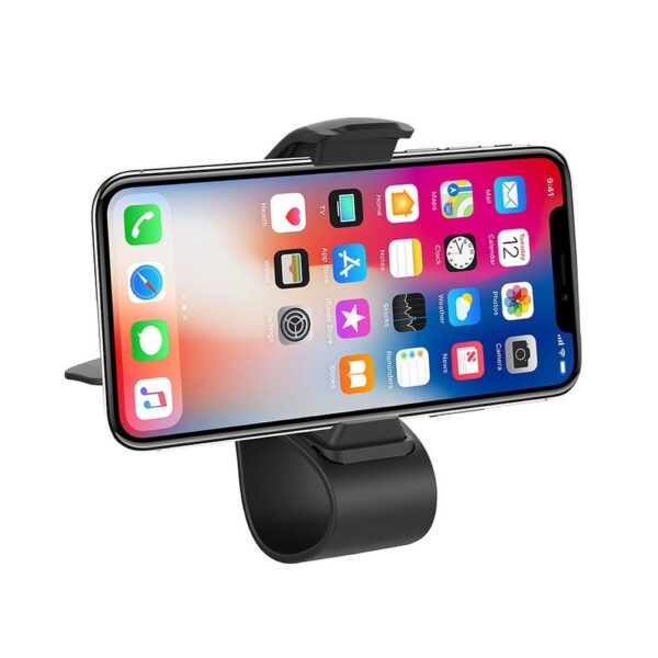 HOCO clip car holder for center console CA50 black – Bild 3