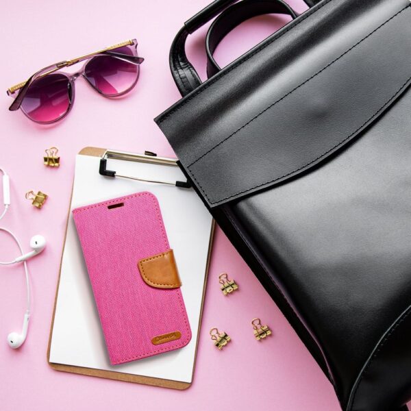 CANVAS Book case for XIAOMI Redmi 10C pink – Bild 4