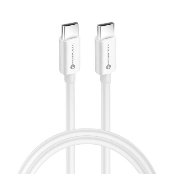 FORCELL F-ENERGY C338 cable Type C to Type C PD QC4.0 3A 60W 1 m white – Bild 3
