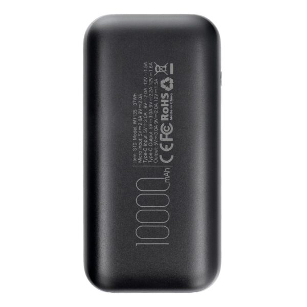 VEGER powerbank 10 000 mAh PD QC3.0 3A 20W S10 (W1135) black – Bild 3