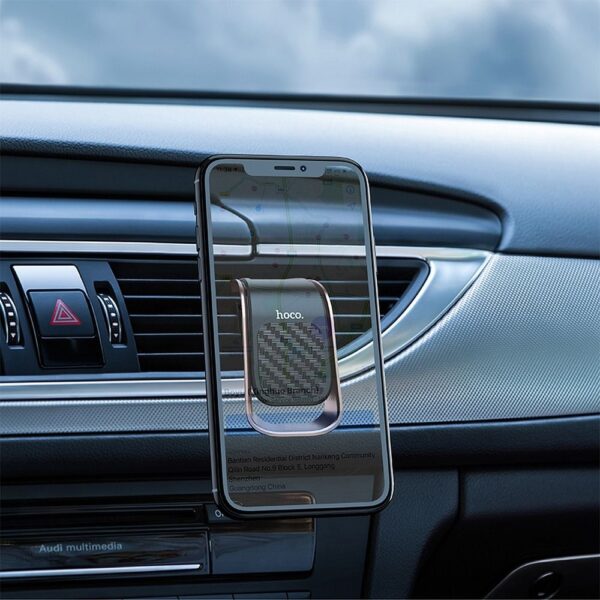HOCO magnetic car holder for air vent CA74 black metal gray – Bild 2
