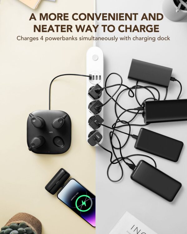 VEGER powerbank Pogo set 4 x 5000 mAh black – Bild 5