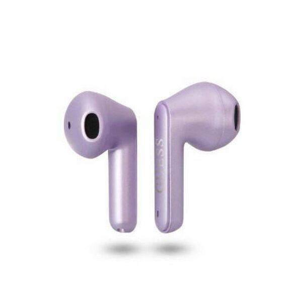 Bluetooth Earphones Stereo TWS GUESS with docking station GUTWST82TRU (Triangle Logo / purple) – Bild 3