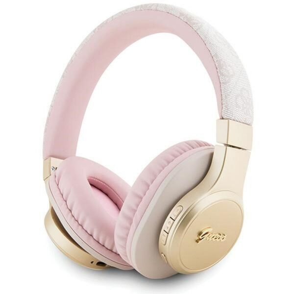 GUESS wireless headphones bluetooth GUBH604GEMP (4G Script) pink