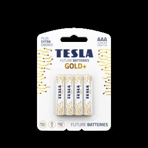 TESLA alkaline battery R3 (AAA) GOLD+ [4x120] 4 pcs