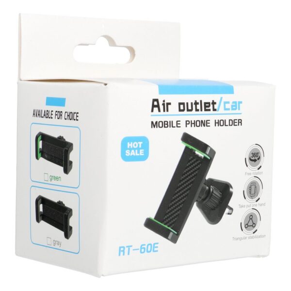 Car holder Air RT-60E for phone to air vent universal black – Bild 3